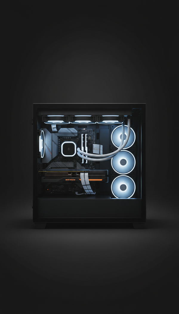 Custom Gaming PC Tower with Tempered Glass