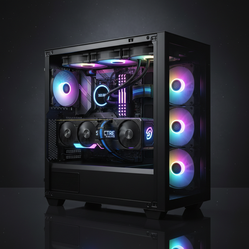 Black RGB Gaming PC