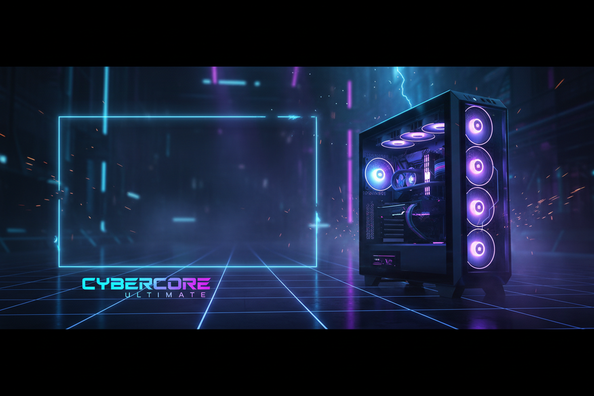 Cyberpunk Gaming PC Banner 1